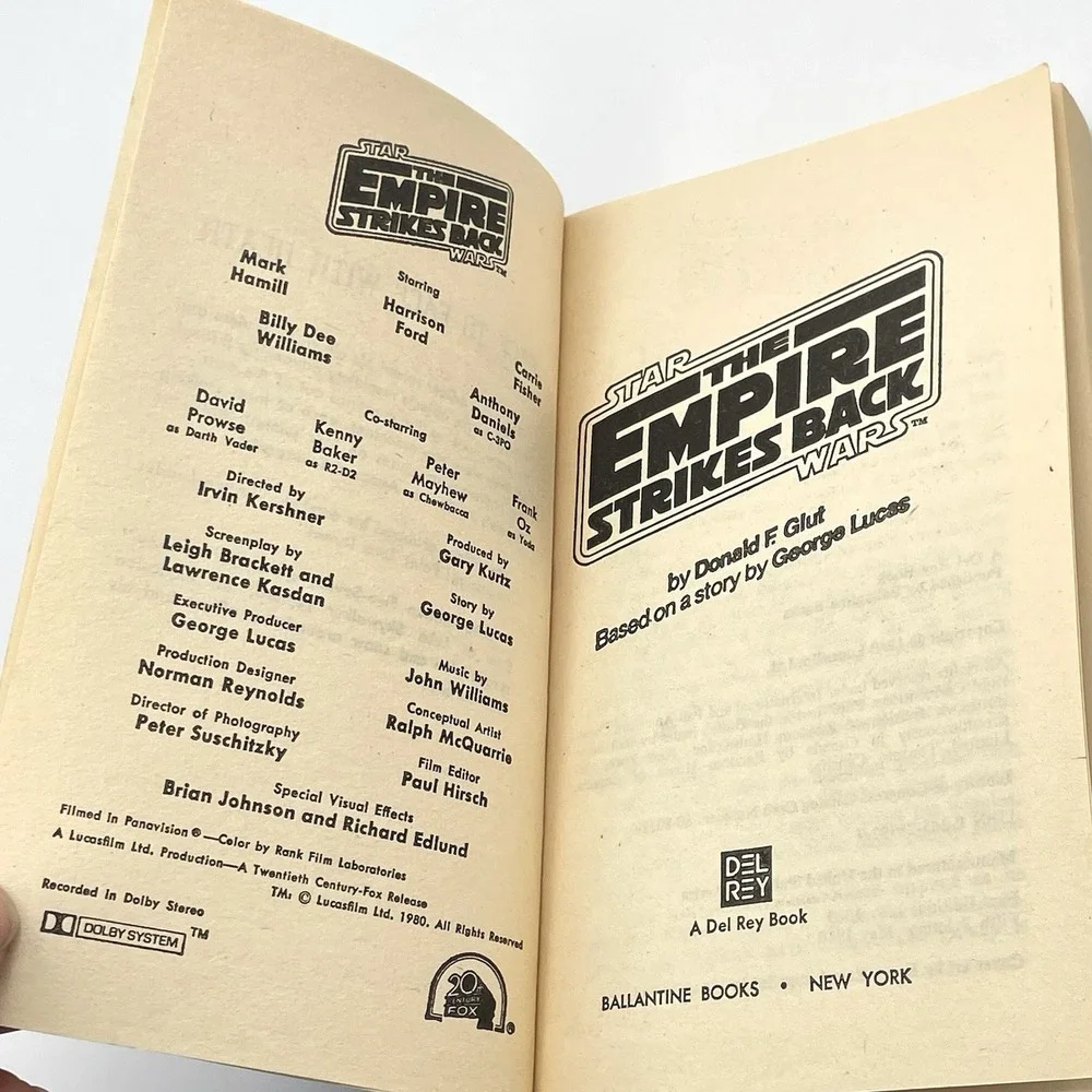 Star Wars: The Empire Strikes Back Vintage Paperback by Donald‎ F. Glut 1980